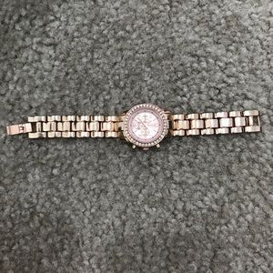 Rose gold watch